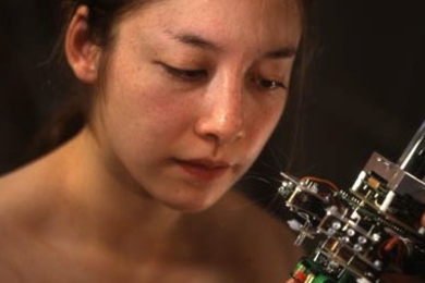 Still from Daria Martin's 16 mm film "Soft Materials" is part of "The Choreographic Turn," on display at the List Visual Arts Center through July 9.