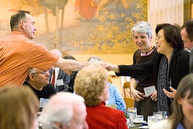 New members of the Quarter Century Club, who have been at MIT for 25 years, were inducted at a luncheon held Monday, April 3.