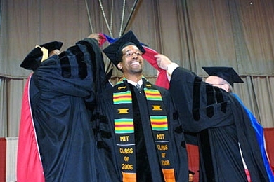 New mechanical engineering Ph.D. Anton Thomas receives his doctoral hood at MIT on Thursday, June 8 at Rockwell Cage. <a onclick="MM_openBrWindow('comm-hood-anton-enlarged.html','','width=509, height=583')">
<span onmouseover="this.className='cursorChange';">Open image gallery</span>
</a>
<noscript> <a href="comm-hood-anton-enlarged.html">
<em>(no JavaScript)</em>
</a>
</noscript>