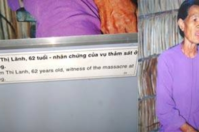 An image from 'The American War,' on view at the MIT Center for Advanced Visual Studies (CAVS) through June 30. The exhibit is a re-creation by artist Harrell Fletcher of a show he visited at The War Remnants Museum in Ho Chi Minh City.