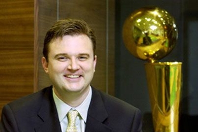Daryl Morey (M.B.A. 2000), assistant general manager of the Houston Rockets.