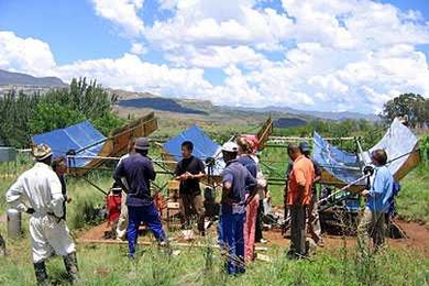 MIT students traveled to Lesotho in January 2006 to work on developing a solar micro-generator that would provide affordable energy.
