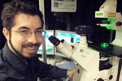 Edward Boyden, assistant professor in the MIT Media Lab, uses light to silence brain cells, which could block abnormal neuron activity associated with diseases like epilepsy and Parkinson's.