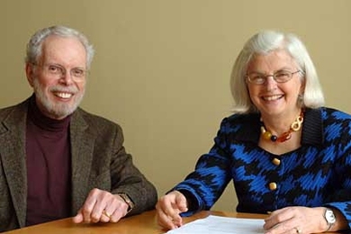 Professor Leon Glicksman and Vice President Theresa Stone are heading up the 'Walk the Talk' task force on energy issues.