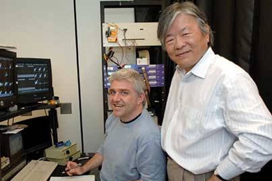 Research scientist Thomas J. McHugh, left, and Professor Susumu Tonegawa, both of the Picower Institute for Learning and Memory at MIT, are part of a research team that has found the part of the brain that distinguishes between similar places.
