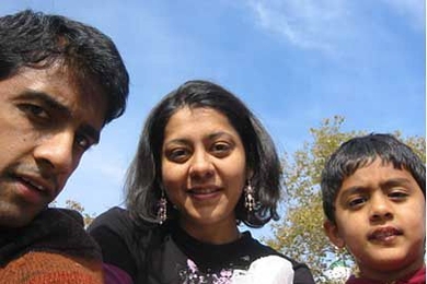 Nima Subramanian graduated from the Leaders for Manufacturing Program this year. Sanjay will graduate next year. Their son Ashwin has been attending the Technology Children's Center while his parents have been studying at MIT.