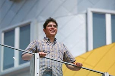 Wissam Jarjoui, 17, has become the first participant in MEET, a program that brings together Israeli and Palestinian youths, to enroll at MIT.