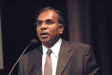 Dean of the School of Engineering Subra Suresh gave the welcoming address at the Emergent India conference, held at Bartos Theatre at the Media Lab on Friday, Sept. 21. <a onclick="MM_openBrWindow('india-suresh-enlarged.html','','width=509, height=583')">
<span onmouseover="this.className='cursorChange';">Open image gallery</span>
</a>
<noscript> <a href="india-suresh-enlarged.html">
<em>(no J...