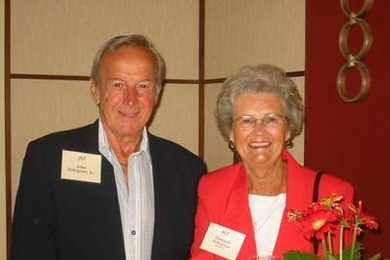 New retiree Margaret Pellegrino (MIT Medical), with her spouse, John Pellegrino Jr., formerly of the Department of Facilities.