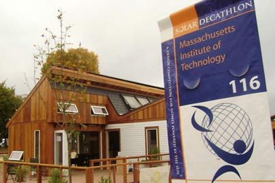 MIT's Solar7 home, designed and built by students and displayed here at the Solar Decathlon contest in Washington, D.C., was popular with visitors and inspired plans for the 2009 competition.