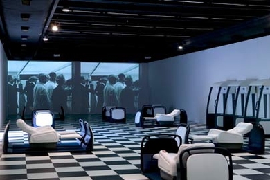 Ana Maria Tavares' 'Enigmas de uma Noite com Midnight Daydreams' (from the 'Dream Stations' series), 2004.