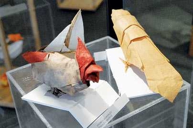 Female Cardinal, an original design by graduate student Andrea Hawksley.