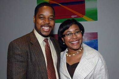 The Irwin Sizer Awards for Significant Improvements to MIT education were given to the MIT Summer Research Program (MSRP) Redesign team. Assistant Dean for Graduate Students Christopher Jones and Bayer Professor of Chemical Engineering Paula Hammond.