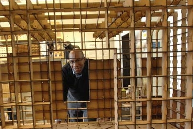 MIT architect and assistant professor of computation Larry Sass is displaying his work in "Home Delivery: Fabricating the Modern Dwelling" at the Museum of Modern Art this summer.