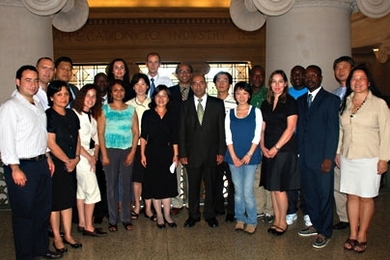 SPURS/Humphrey fellows, faculty and staff.