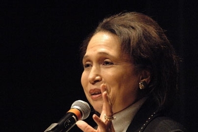 Former Secretary, United States Department of Labor Alexis M. Herman gave the keynote address at the Diversity Leadership Congress convened by President Susan Hockfield at the Back Bay Events Center on Tuesday, Nov. 18, 2008.