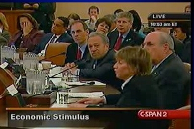 MIT's Maria Zuber testifies before Congress, 1/7/2009.