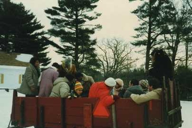 This sleighride was one of the first MIT Activities Committee (MITAC) events. MITAC is celebrating its 25th anniversary this year with a party in the Stata Center on March 18.