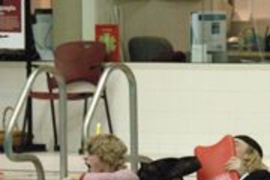 A captain and crew take part in the Head of the Zesiger.