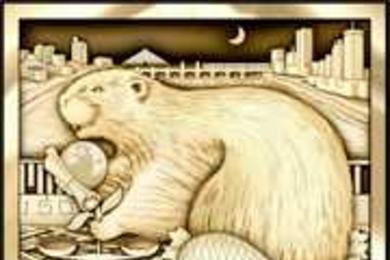 The class of 2011’s Brass Rat ring, whose front is shown here, embodies a clever mixture of design and MIT tradition. The class won the right to enshrine this ring in the MIT 150 Exhibition.