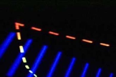 Rudie Berkhout's "Delta II" is among the works of art that make up the MIT Museum's second annual winter holography exhibition. 