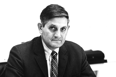 Carl Kaysen, MIT’s David W. Skinner Professor of Political Economy, Emeritus, and former director of the Institute’s Program in Science, Technology, and Society