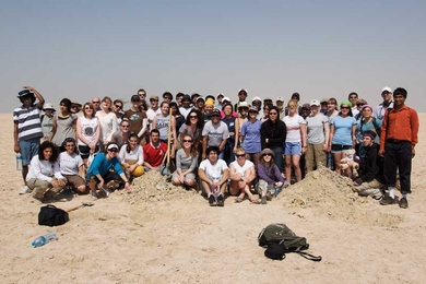 A group of 58 MIT students, alumni and staff spent five days over spring break in Abu Dhabi as part of the annual Terrascope program for first-year students. Each year, students in the popular class are tasked with solving a very complex problem. This year’s mission is the global problem of rising levels of carbon dioxide and other greenhouse gases.