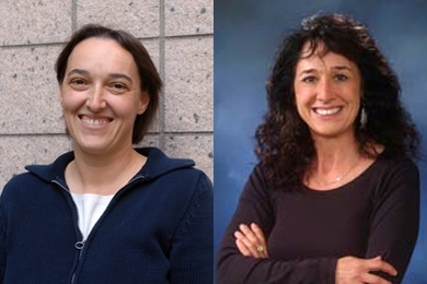 Professor of Biology Angelika Amon, left, and Barbara Imperiali, the Class of 1922 Professor of Chemistry, have been named members of the NAS.