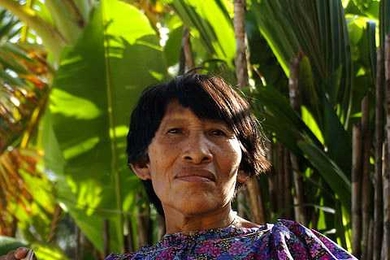 Kuna woman on the the San Blas Islands, Panama