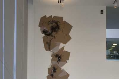 ACT grad student Gina Badger's "Rates of Accumulation" (drawing produced in collaboration with Sarah Dobbins)