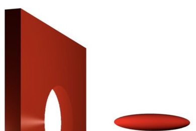 New computational techniques developed at MIT confirmed that the complex quantum effects known as Casimir forces would cause tiny objects with the shapes shown here to repel each other rather than attract.