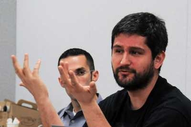 Angelo Guevara PhD &#39;10 presents his research.