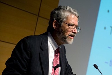 Presidential science adviser John Holdren ’65 SM ’66 delivers the David J. Rose Lecture in Nuclear Technology at MIT.