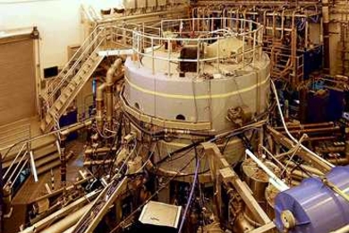 Alcator C-Mod, shown here, is the most powerful university-based fusion device in the world. Recent findings there could help point the way to power-producing fusion reactors.