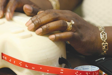 The 6Dot Braille Labeler, a portable, electronic labelmaker for the visually impaired, which was a 2009 IDEAS Competition winner.