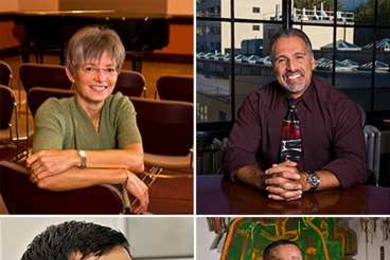 Clockwise from top left: Clarise Snyder, John DiFava, Blanche Staton and Dan Chuang.