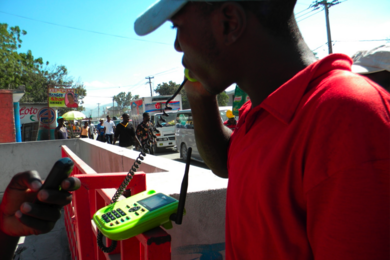 Konbit allows Haitians to find employment with a simple phone call.