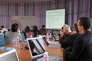 The OCW Consortium global meeting in Santander, Spain, in May 2007.