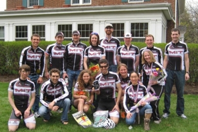 MIT cycling team members who competed at the Eastern Conference Championships.