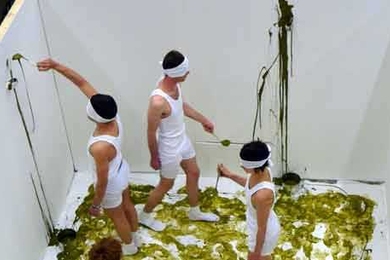 <i>Instructions for Getting Lost</i>, 2010. Performance, structure: 10x10 feet. Duration: 10 minutes.