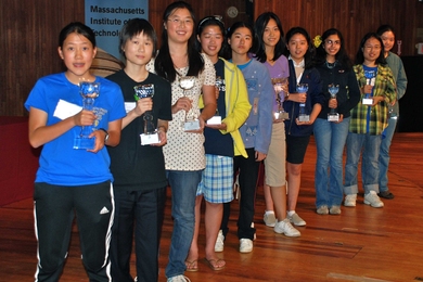 The finalists in this year's Math Prize for Girls.