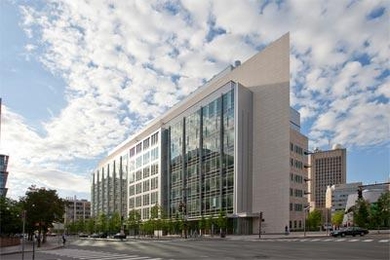 The David H. Koch Institute for Integrative Cancer Research building, completed in October, 2010, is the first laboratory research building at MIT to receive LEED Gold certification.