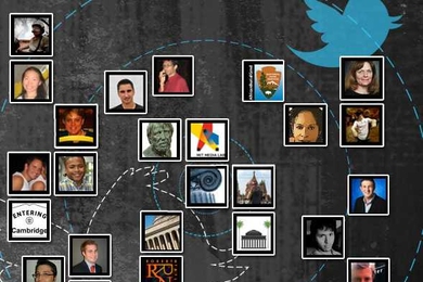 Avatar icons and the Twitter logo