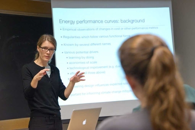 As Assistant Professor of Engineering Systems at MIT, Jessika Trancik focuses her research on the evolution of technologies and on decomposing performance trajectories of energy systems. She is particularly interested in understanding the dynamics and limits of costs and carbon intensities of energy technologies, in order to inform climate change mitigation efforts.