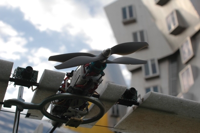 The researchers' unmanned aerial vehicle.