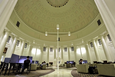 Barker Library Reading Room