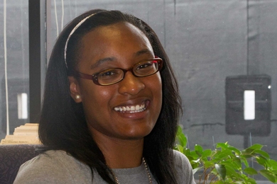 Alana Hamlett, assistant director for the Student Activities Office, organizes the MIT L.E.A.D. program, which offers workshops and online resources on leadership for students.