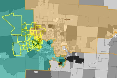 DistrictBuilder map screenshot