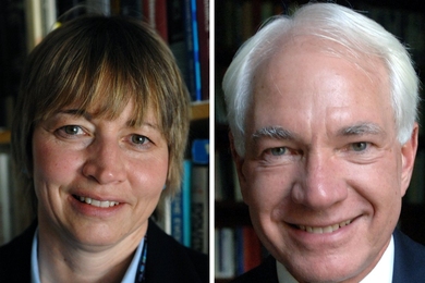 Maria Zuber and Claude Canizares