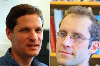 NSE Research Scientist Thomas McKrell, left, and Associate Professor of Nuclear Science and Engineering Jacopo Buongiorno.